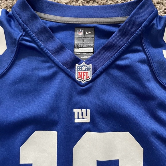 Eli Manning #10 New York Giants Youth Large Blue NFL Jersey - Picture 2 of 8